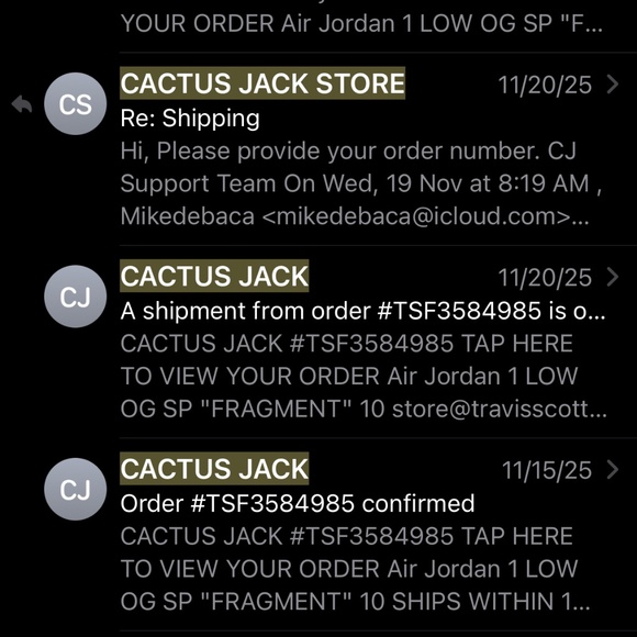 Air Jordan 1 low Travis Scott fragment 2.0 - Picture 11 of 12